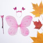 Baby Girl's Fairy Nylon Butterfly Wings Costume Butterfly Fairy Angel Wing| Wand And Hairband Multi- Color For Party (1pc) - Image 4