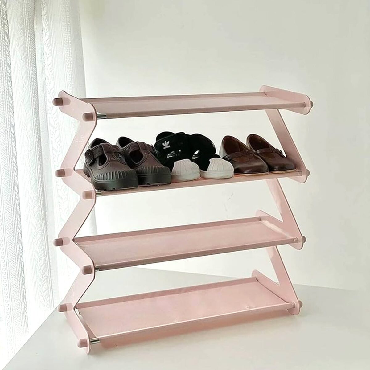 Shoe Rack Z-Shaped Four Layer (1 Pc / 4 Layer) - Image 1