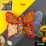5 Compartment Multipurpose Butterfly Plastic Tray (1 Pc) - Image 2