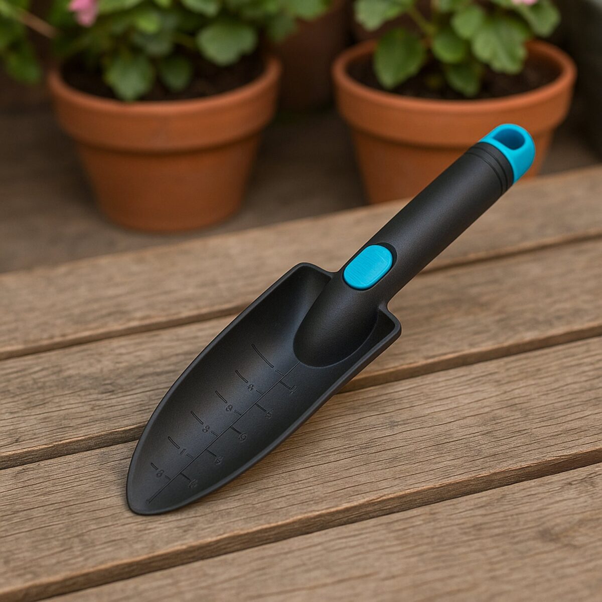 Plastic Heavy Duty Garden Hand Trowel with Measurement Marks (1 Pc) - Image 1