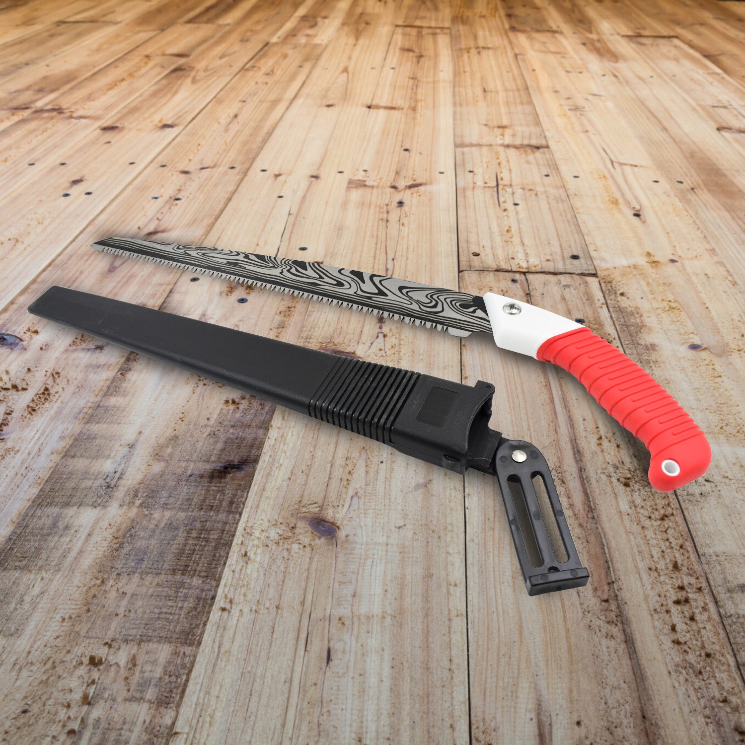 02_9e44aa47-fdf5-40ef-8fb8-4ab7db2590fd.jpg Hand Pruning Saw for Tree Branch Cutter (1 Pc With Cover) - Image 1