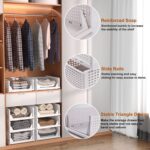 3 Layer Clothes Organizer for Wardrobe Cupboard Organizer for Clothes Foldable and Stackable Closet Organizer Drawer Organizer for Clothes, Multi Purpose Plastic Drawer - Image 6