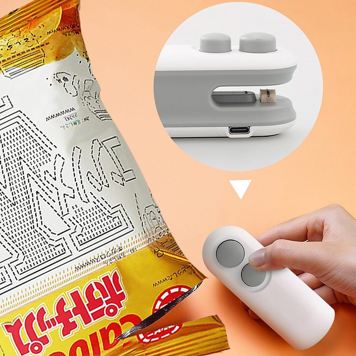 Mini Bag Sealer, 2 in 1 Seal & Cutter Heat Sealers - Image 7