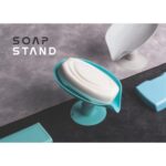 Soap Holder Stand Self Draining Soap Dish Holder Soap Box (1 Pc) - Image 6