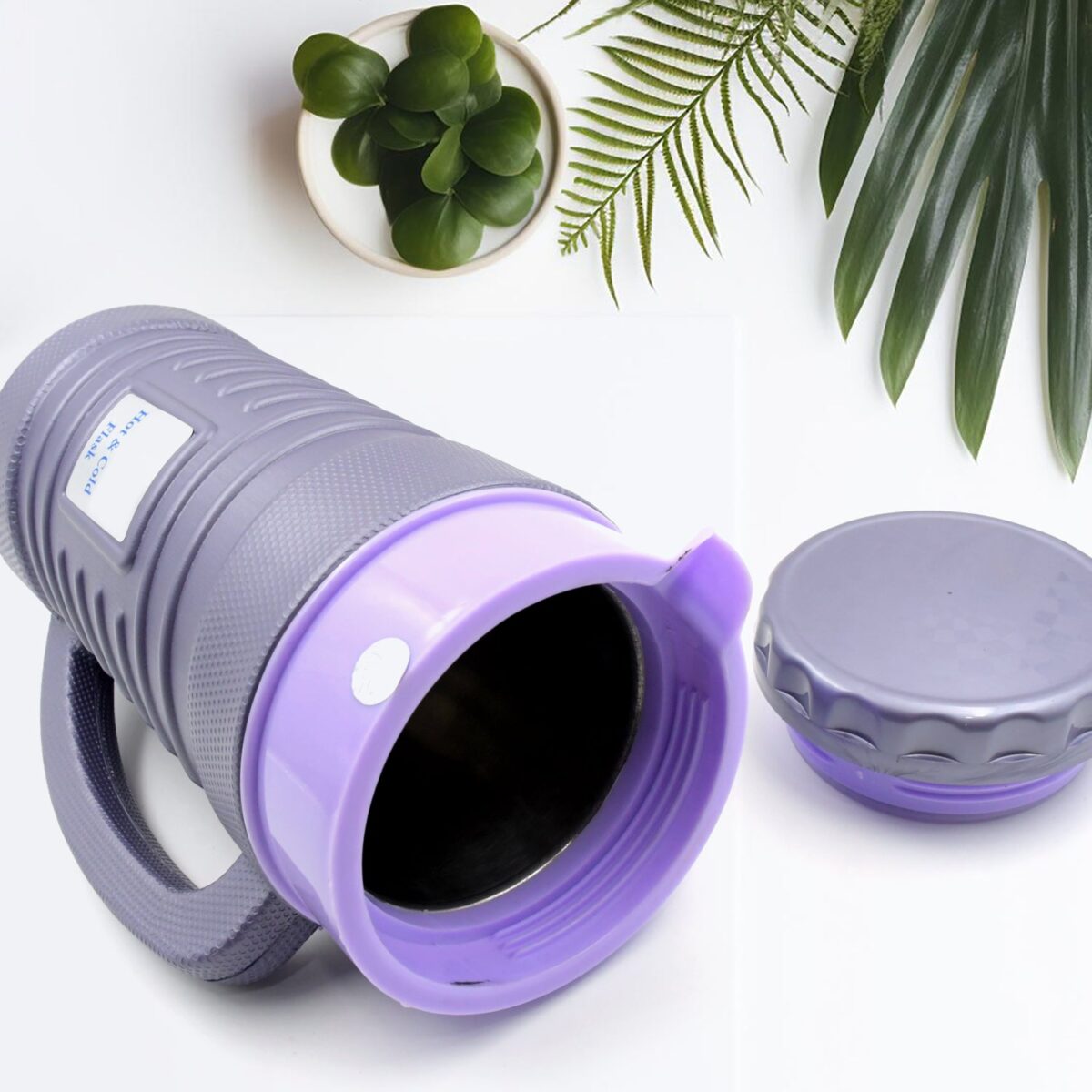 Stainless Steel Thermos Flask (Multiple Sizes): Travel Mug, Coffee, Tea (Leakproof) - Image 4