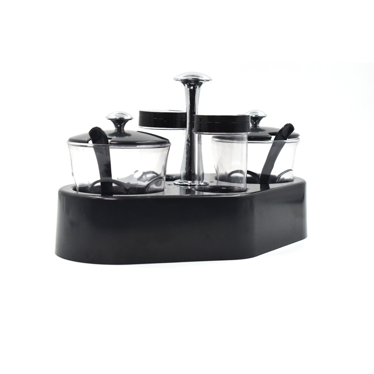Ganesh rendy Condiment set For Kitchen Transparent jar For Easy To Access Spice 1 Piece Spice Set  (Plastic) - Image 3