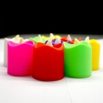 Festive Lighting for Any Occasion: 24 Pack LED Tealight Candles (Multicolor) - Image 5