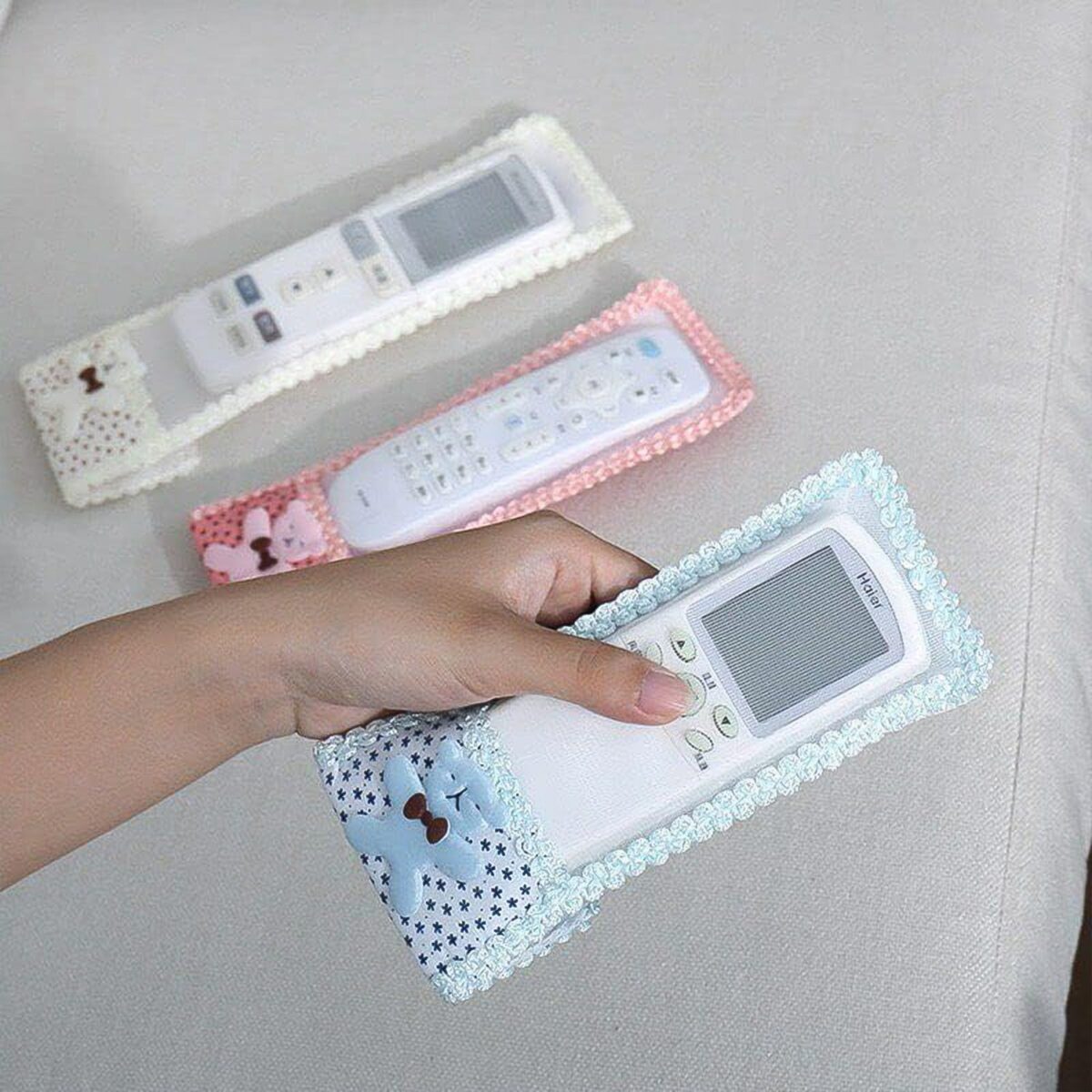 Cartoon Cloth Lace Remote Control Cover Remote Case (1 Pc / 21Ãƒâ€”8 CM / Medium) - Image 4