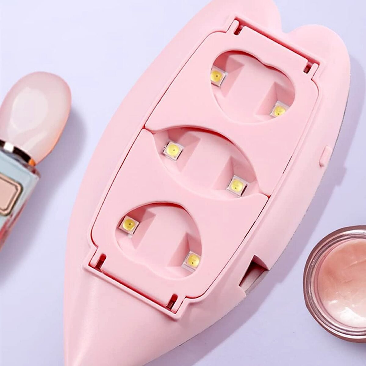 Mini Nail Lamp 6W UV LED Dryer Ã¢â‚¬â€œ Compact USB Nail Dryer for Gel Polish, Nail Art, Home & Salon Use (1 Pc) - Image 3