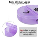 Weekly Pill Organizer 2 Times a Day Travel 7 Day Pill Box Twice a Day Daily Medicine Pill Case with Large Compartments - Image 3