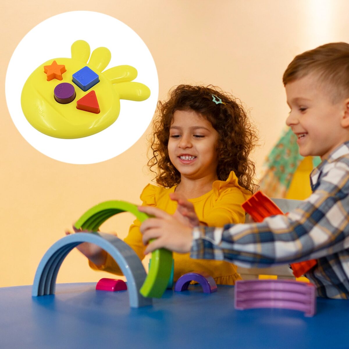 Octo Shape Sorter Toy for KidsÃ¢â‚¬â„¢ Learning & Grasping (1 Pc) - Image 3