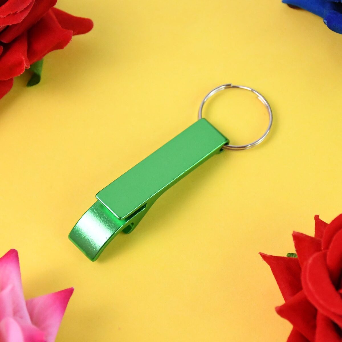 Metal Bottle Opener Keychain (1 Pc) - Image 1