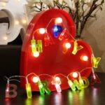 Decoratives Plastic Happy Birthday 13 LED Letter Battery Operated String Lights, Outdoor String Lights (Multicolour) - Image 6