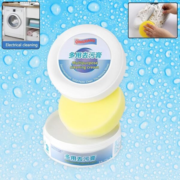 Shoe Cleaning Cream â€“ Stain Remover for Sneakers, White Rubber Sole & Polish (260g)