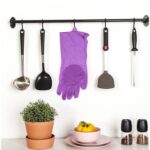 Single Left-Handed Silicone Dishwashing Glove: Scrubber, Reusable, Kitchen Cleaning - Image 2