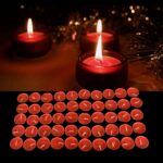 Tealight Candles Set, Smokeless Candles, Tealight Diwali Candles for Diwali, Home Decor, Decoration, Party, Festivals for Mood Dinners Parities Home Decoration Wedding Candle (50 Pcs set) - Image 6