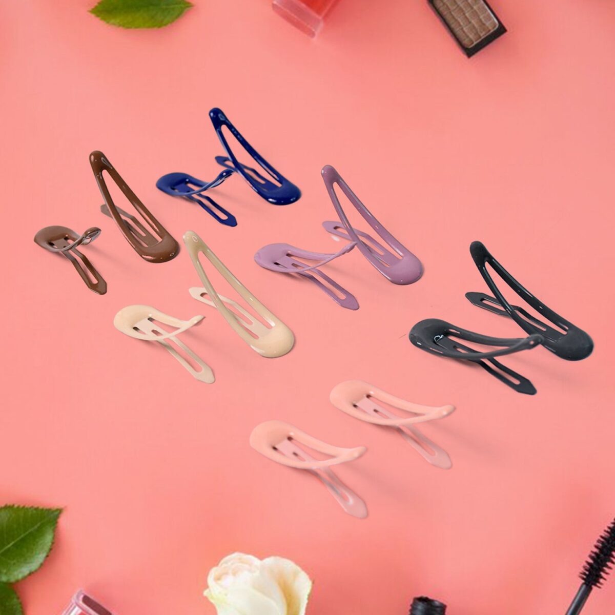 Metal Hair Clips Set (12 Pcs Set), Hair accessories - Image 4