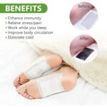 kinoki Cleansing Detox Foot Pads, Ginger & salt Foot Patch -10pcs (Free Size, White) - Image 5
