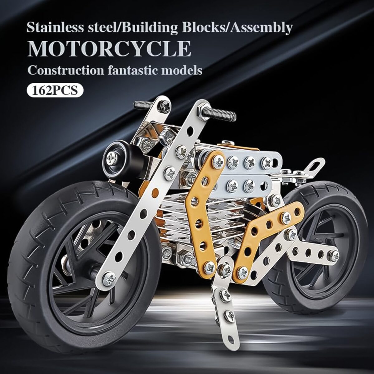 Metal DIY Bike Building Blocks for Kids (bike 162 pc of Bike Tool / 1 SetÃ£â‚¬â€˜ - Image 4