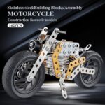 Metal DIY Bike Building Blocks for Kids (bike 162 pc of Bike Tool / 1 Setã€‘ - Image 4