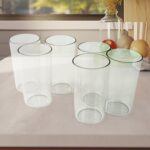 Apex Clear Plastic Tumbler / Glass Set â€“ 6-Piece Unbreakable - Image 3