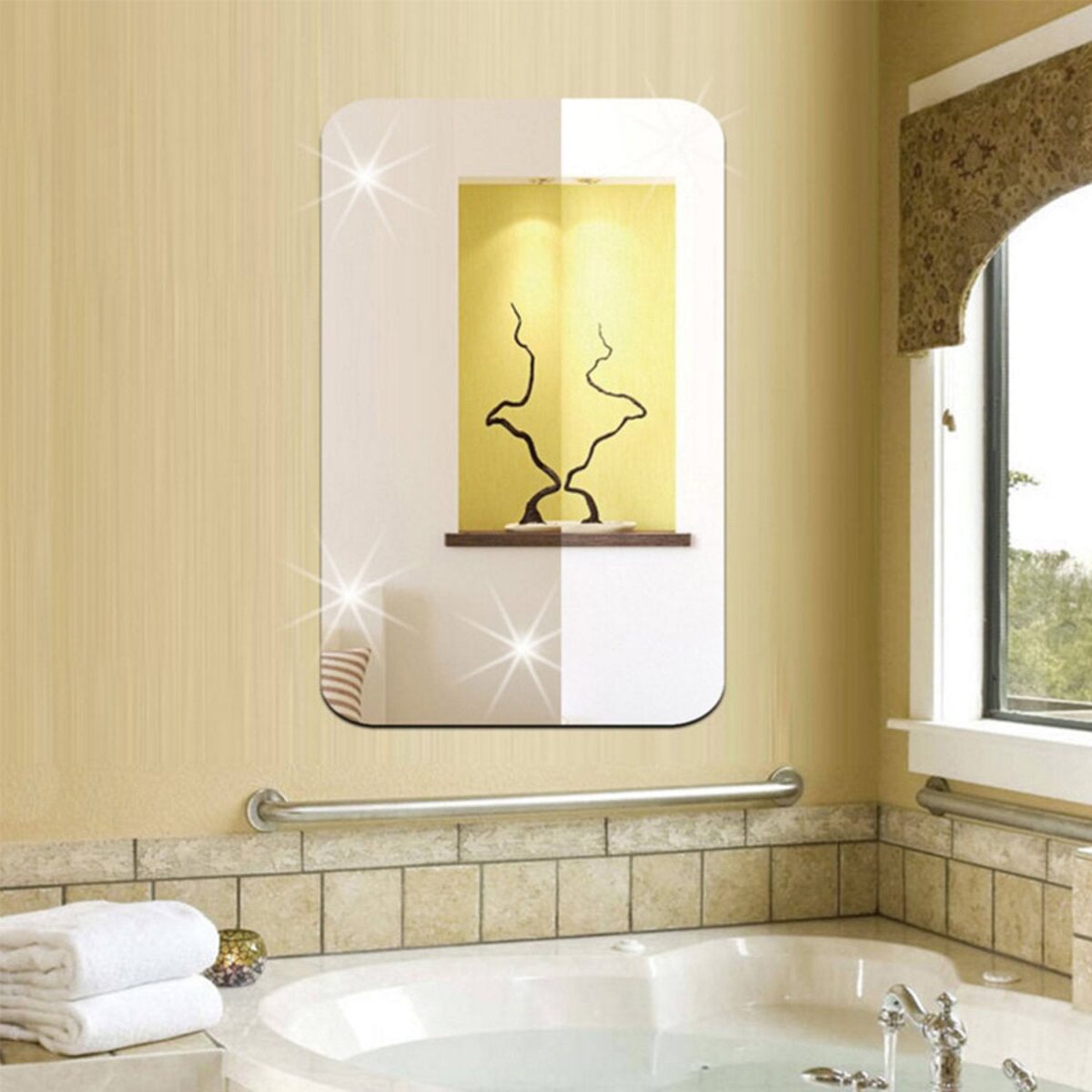 3D Mirror Wall Stickers for Wall (3 Pcs Set) - Image 10