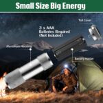 Portable Mini Torch â€“ 9 LED Pocket Flashlight, 3 Battery Operated (Battery Not Included, Mix Color) - Image 3