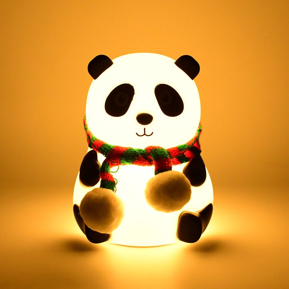 Panda 7-Color LED Silicone Touch Lamp (1 Pc) - Image 1