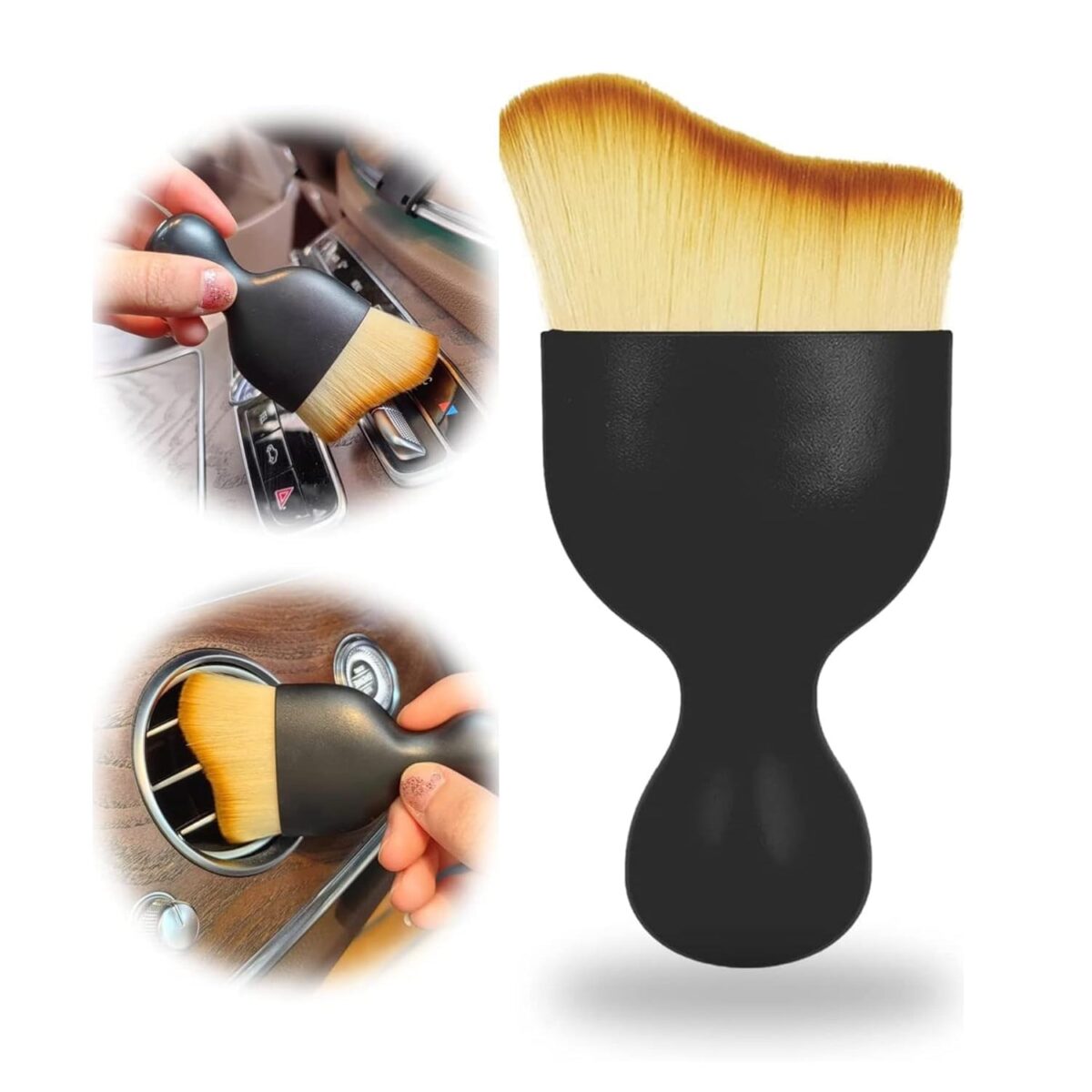 Mini Car Interior Cleaning Soft Brush -Car Cleaning Brushes Duster (1 Pc) - Image 1