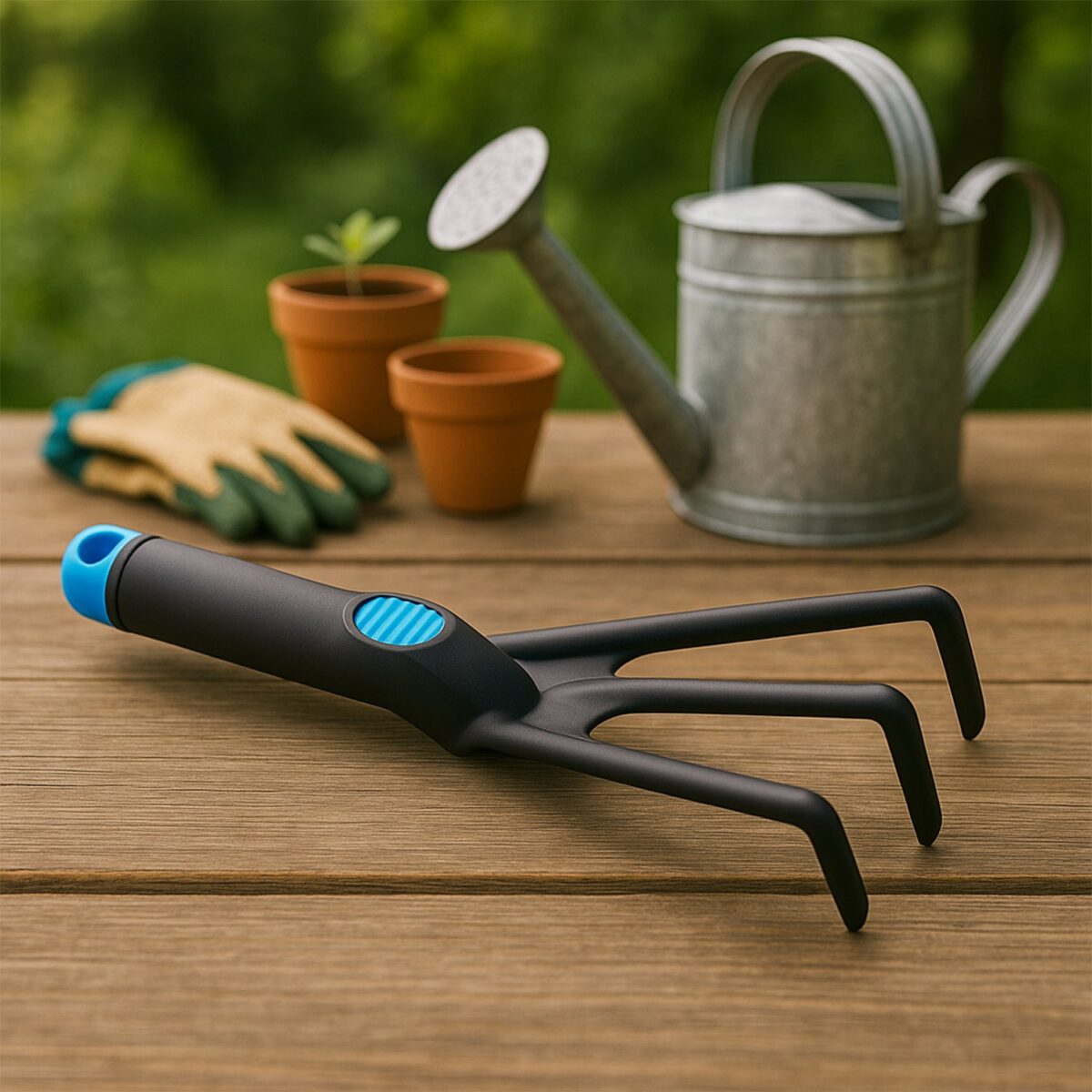 Plastic Premium Garden Hand Cultivator Tool (1 Pc) - Image 1