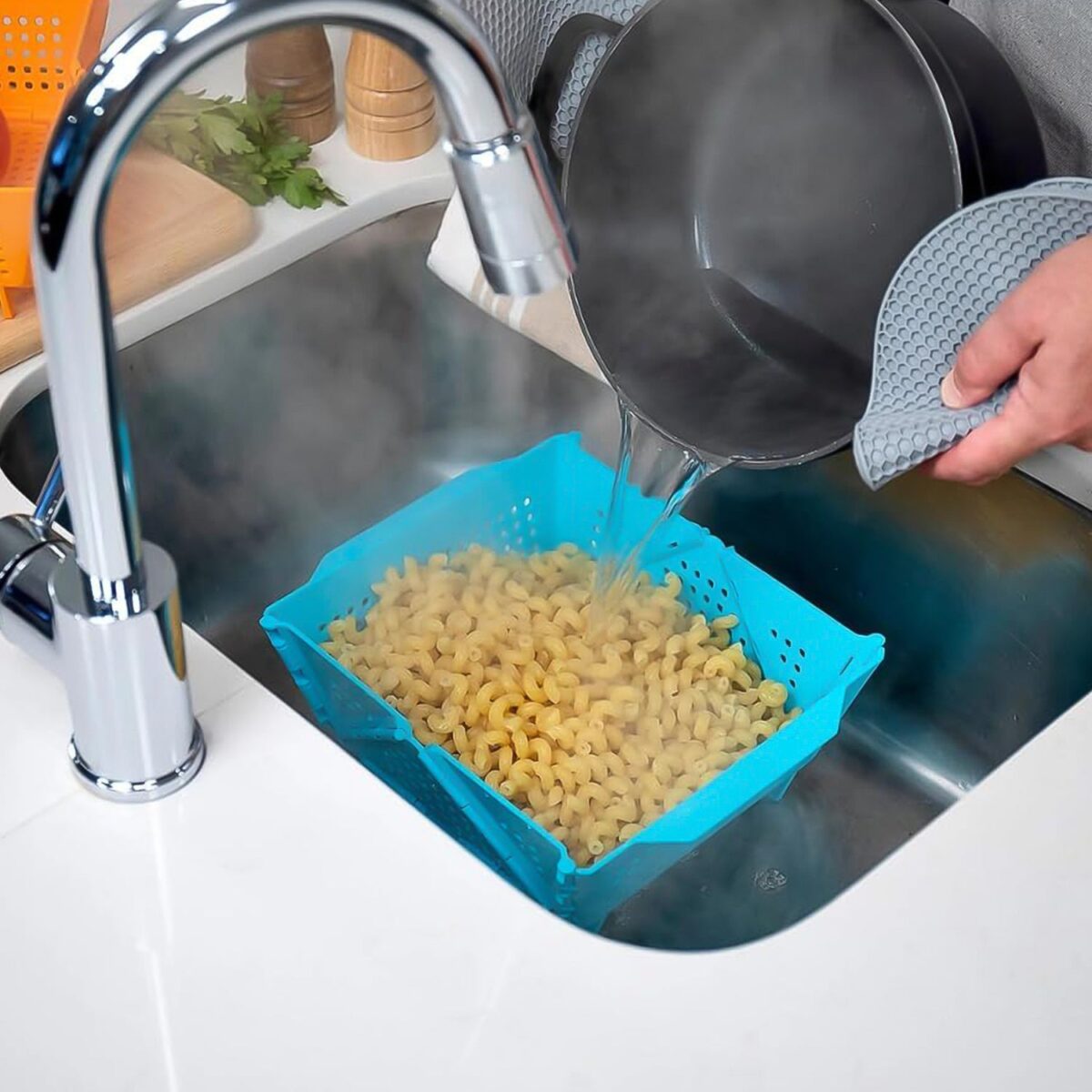 Storage Basket Box with Holes Ventilated Design (23Ãƒâ€”20 Cm / 1 Pc) - Image 5