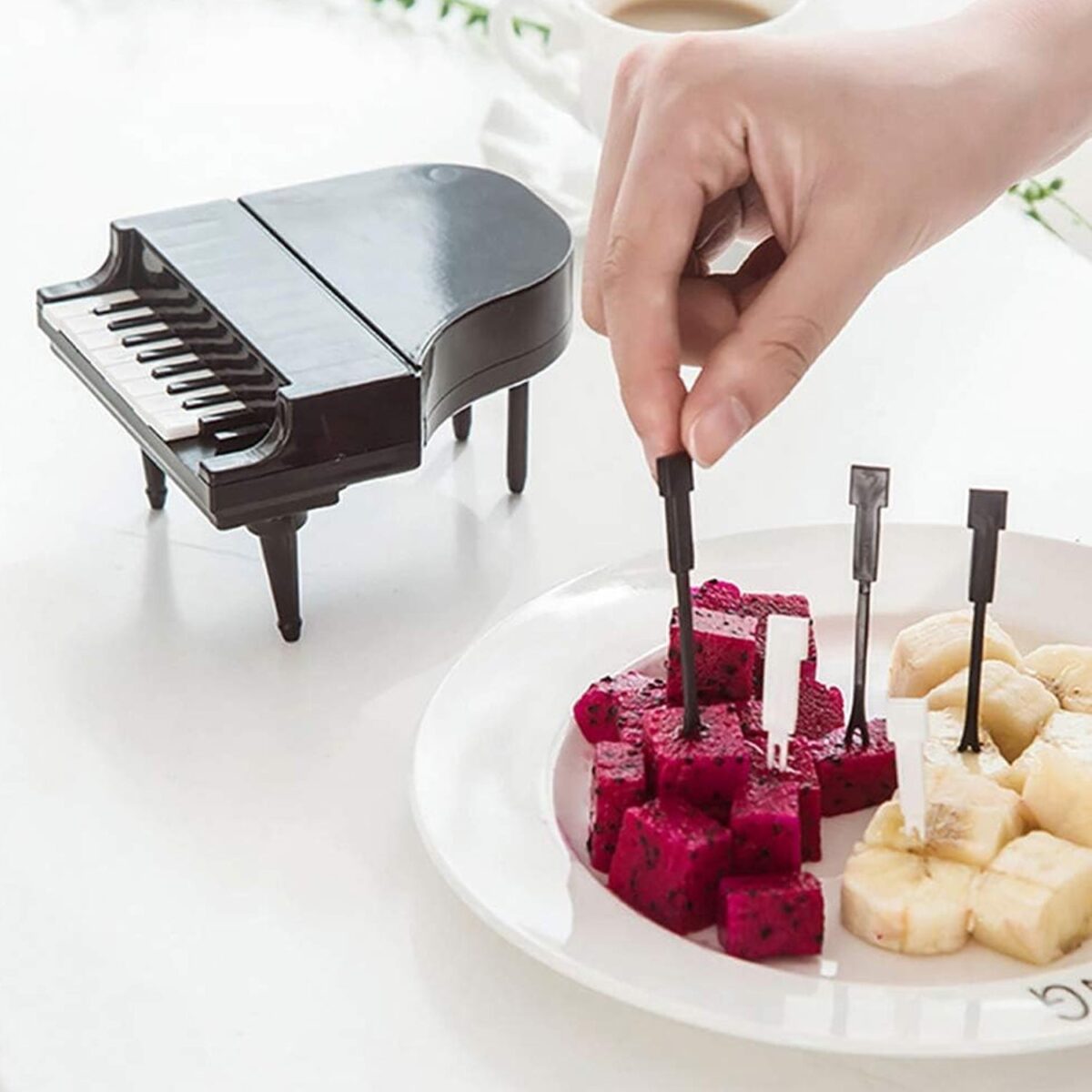 10 Pc Piano Fruit Forks: Fun & Functional for Snacks (Set) - Image 1