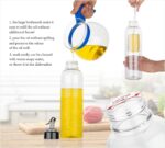 1L Oil Dispenser with Lid & Drip-Free Spout - Image 5