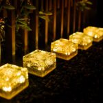 Solar Ice Cube Garden Light for Pathways & Christmas Decor - Image 4