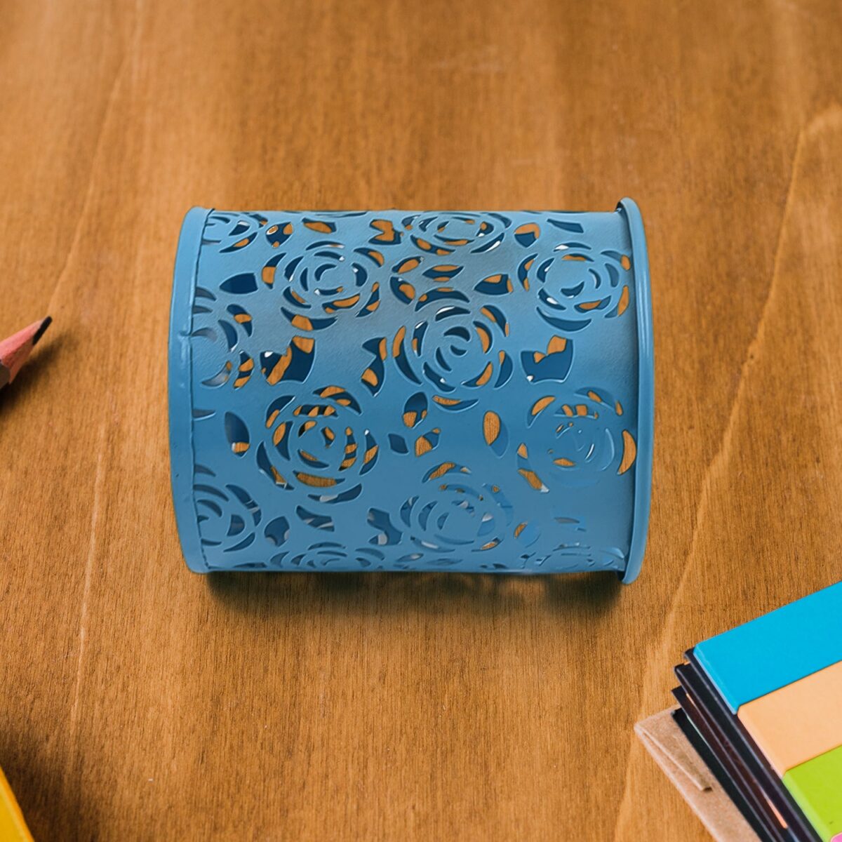 Pen holder Office Desk Metal Mesh Pen Stand (1 Pc) - Image 5