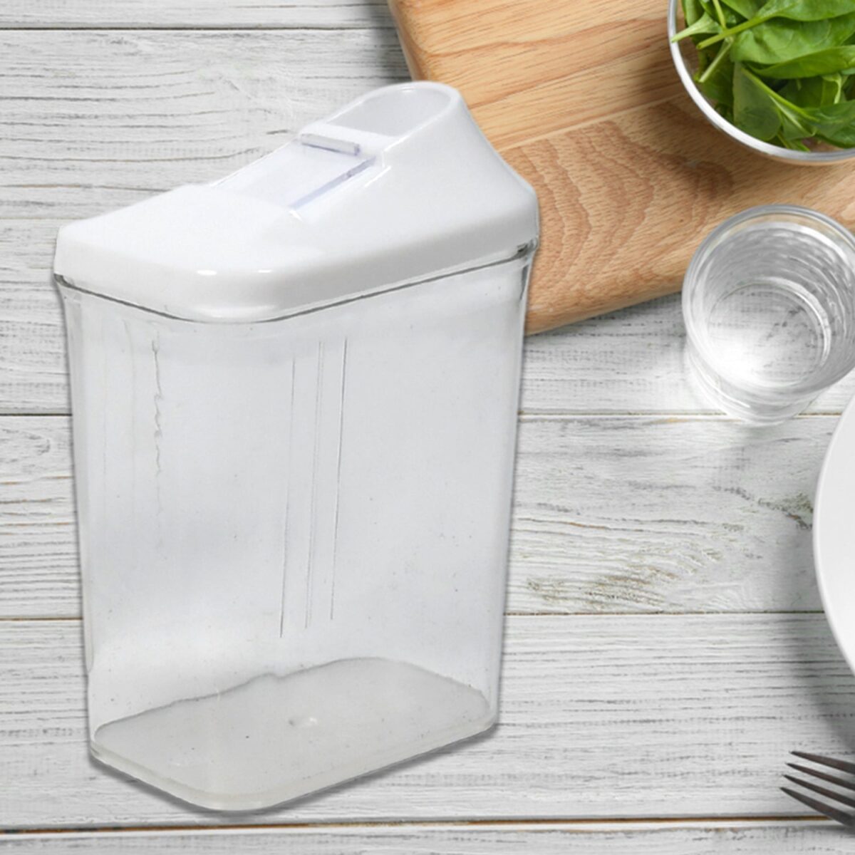 Kitchen Storage Jars & Container Set 3pc , Transparent Jar Set For home & Kitchen Use - Image 5