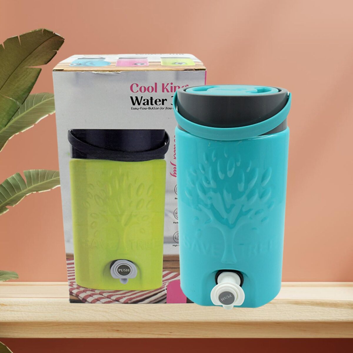 Insulated Water Jug with Tap (3000ml): Leakproof, Travel Cooler - Image 1