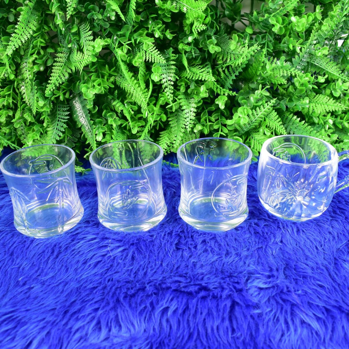 Glass 3 Pc Tumbler & 1 Pc Cup Set, Water glass (4 Pcs Set) - Image 1
