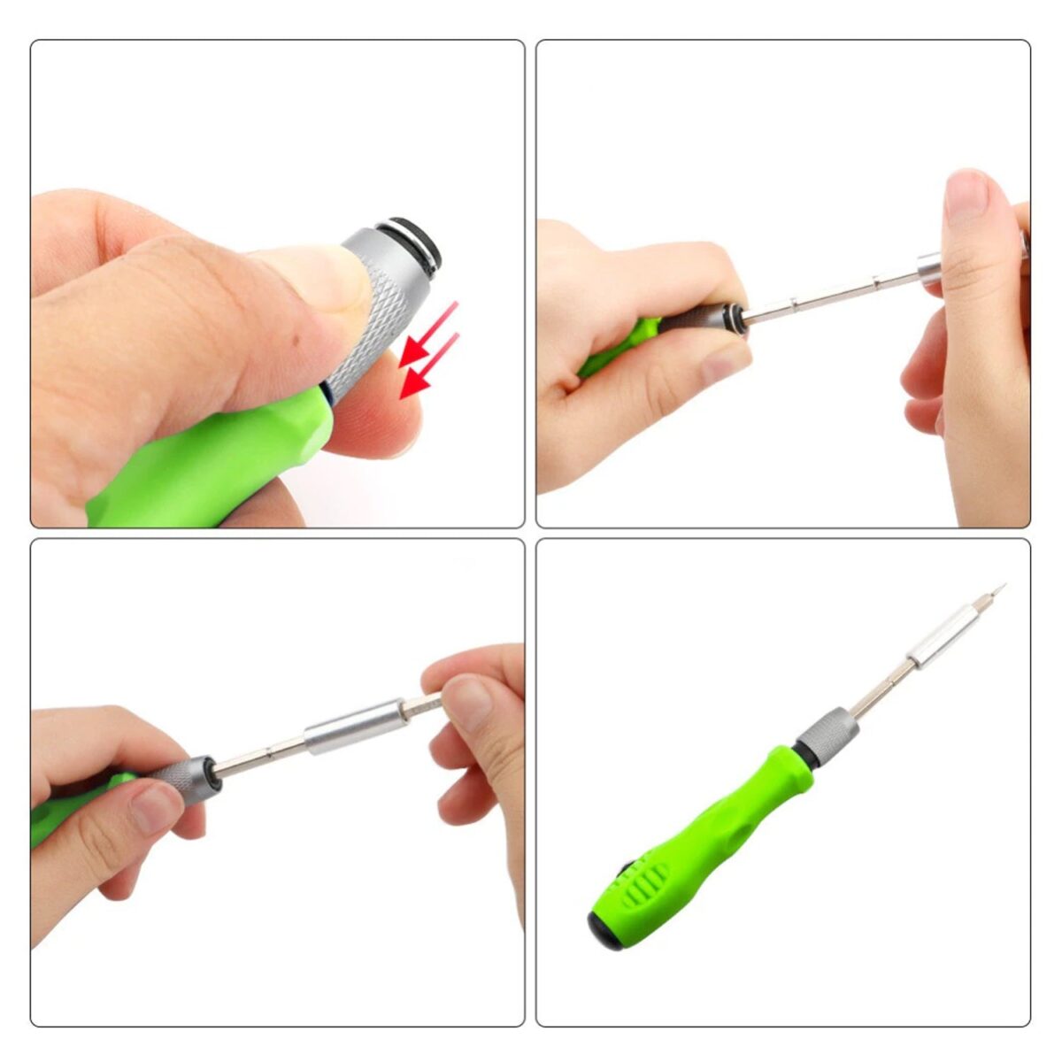 32 In 1 Mini Screwdriver Bits Set With Magnetic Flexible Extension Rod For Home Appliance, Laptop, Mobile and Computer Repairing - Image 3