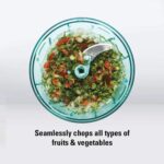 Handy Mini Plastic Vegetable Chopper Cutter, Onion Chopper Vegetables for Kitchen Accessories with 3 Blades - Image 5
