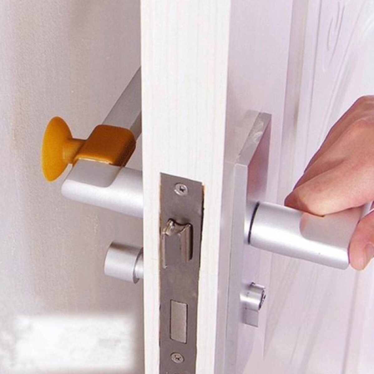 Door Stopper Mini Anti-Collision Silicone Door Handle Crash Pad - Image 4