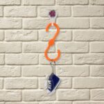 S Shape Plastic Hooks Hanger for Hanging Cloth (3 Pcs Set) - Image 3