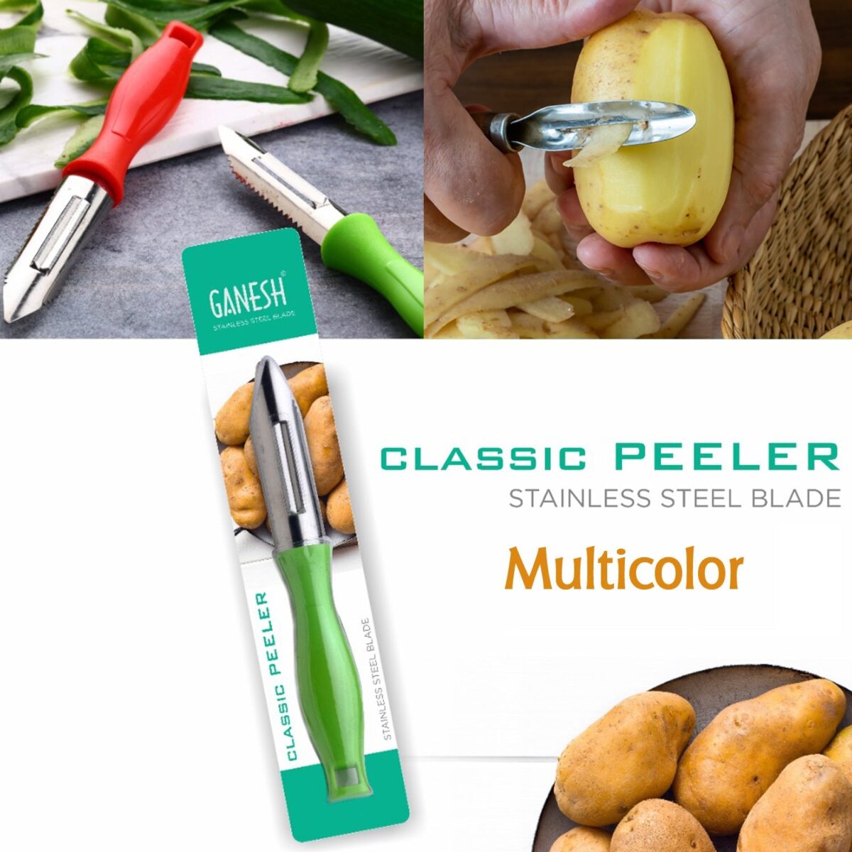 Ganesh Stainless Steel Classic Peeler - Image 8
