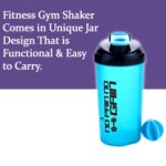 700ml Protein Shaker Bottle with Powder Storage 3-Compartment Gym Shake - Image 3