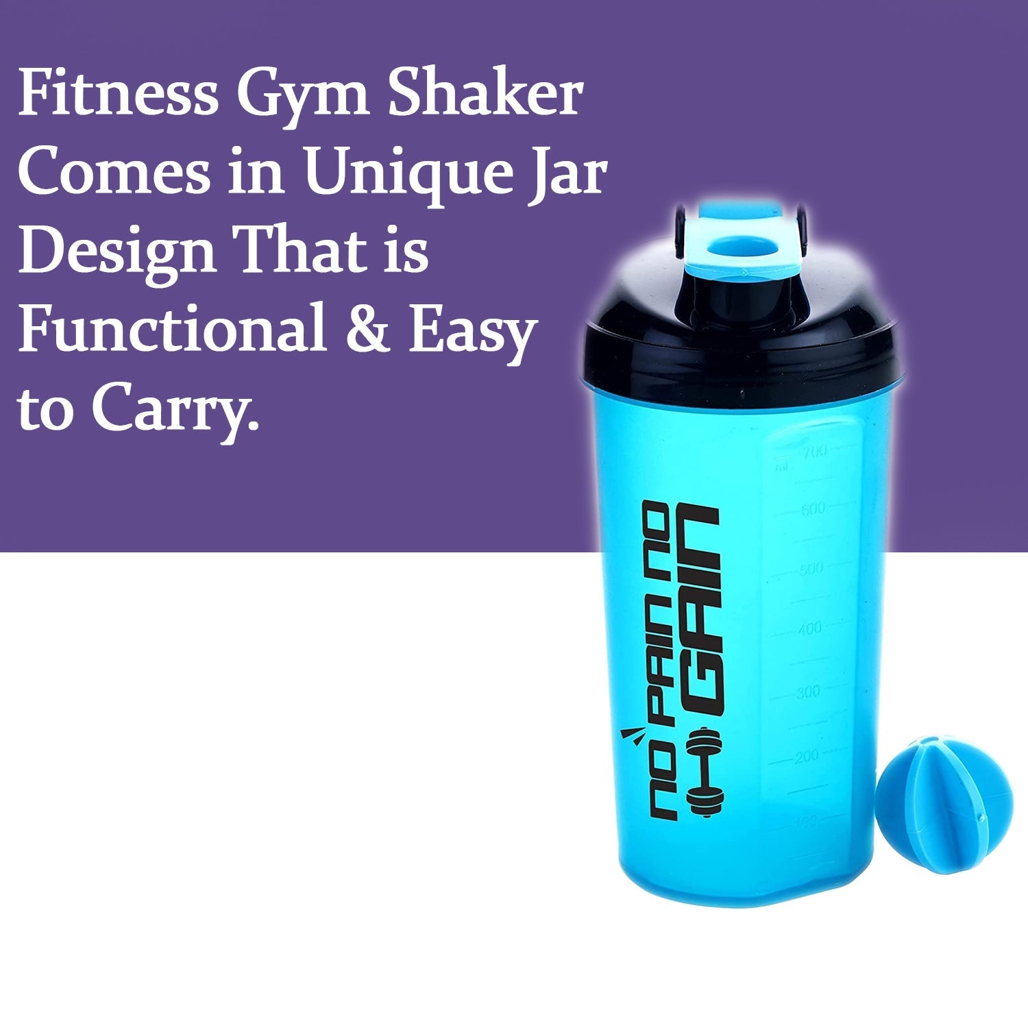 02_efbd3b08-d680-4e21-91a6-385b533ef637.jpg 700ml Protein Shaker Bottle with Powder Storage 3-Compartment Gym Shake - Image 3