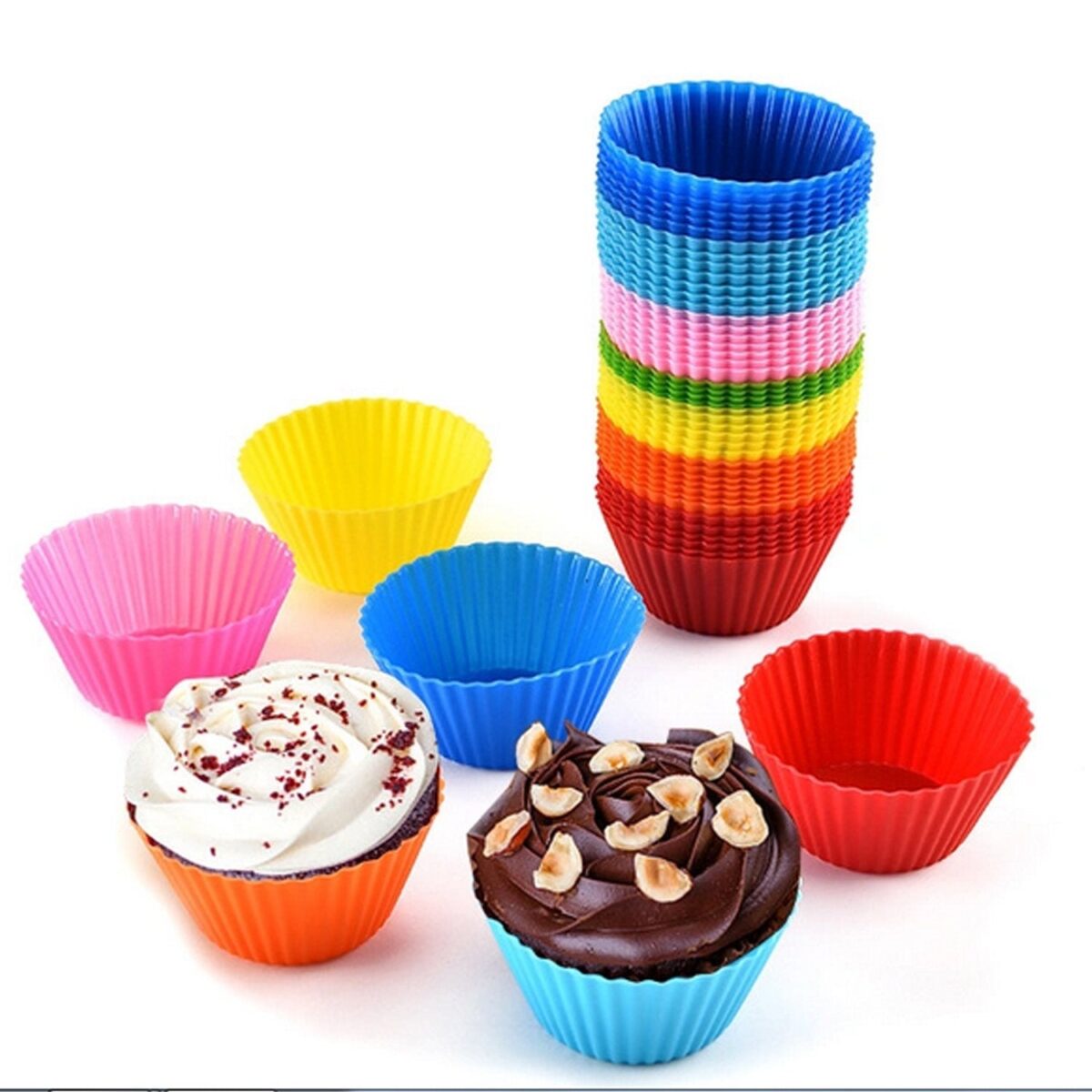 Silicone Cup Cake Mould - Image 6