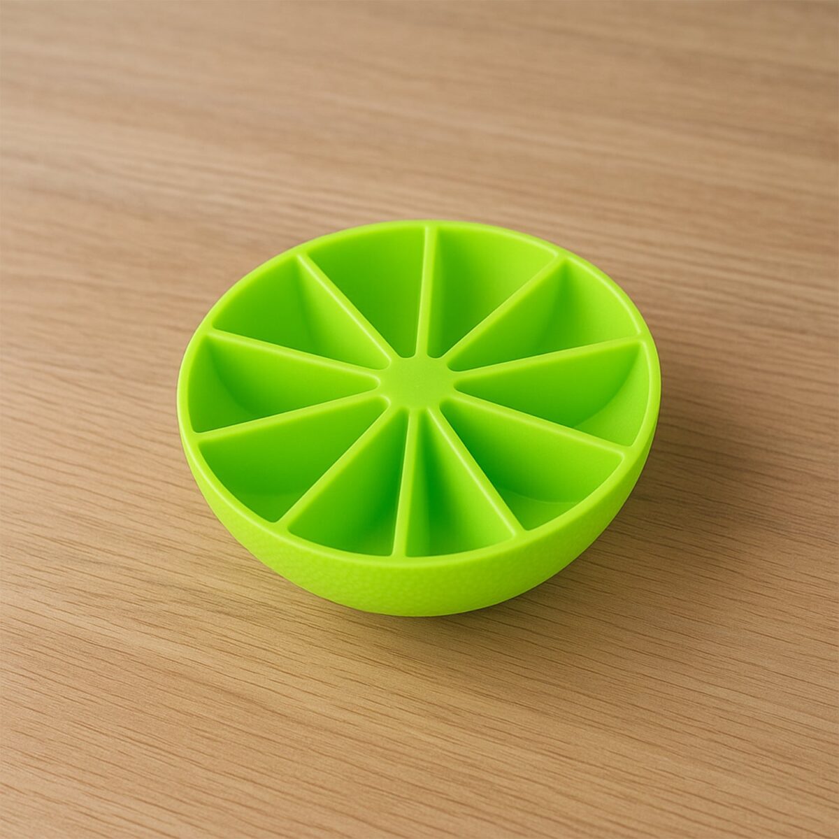Lemon Shape Flexible Silicone Ice Cube Tray Ã¢â‚¬â€œ 8-Slot Round Ice Mold (1 Pc) - Image 6