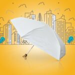 3-Fold Sun & Rain Protective Solid Foldable Umbrella, (1 Pc) - Image 6