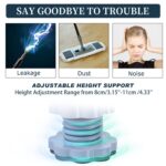 Washing machine support, anti vibration washing machine support adjustable washer anti vibrasion pads, washer & dryer pedestals,Â Washing Machine Accessory Anti- Skid Pad PVC Lifting Pad Non-Slip ( 1 Pc ) - Image 6