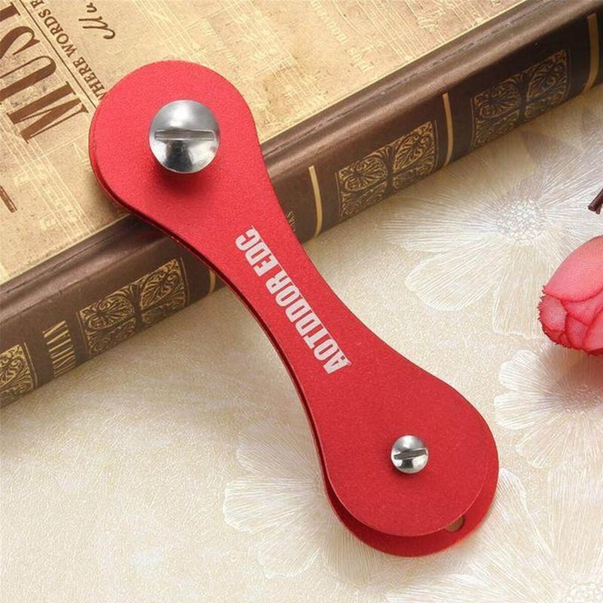 Metal Key Holder Multifunctional Portable Key Accessory (1 Pc / Mix Color) - Image 1